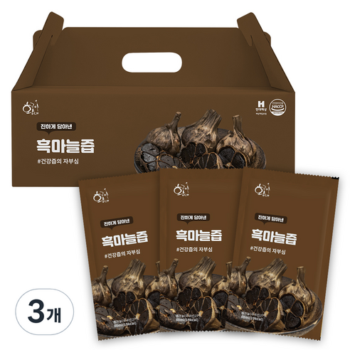 황금이네 흑마늘즙 30p, 2.4L, 3개