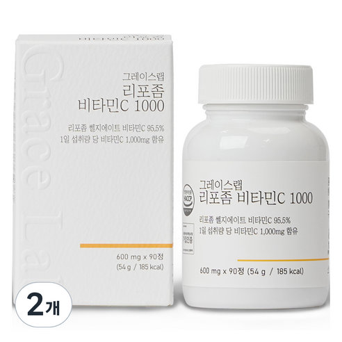 그레이스랩 리포좀 비타민C 1000 54g, 90정, 2개