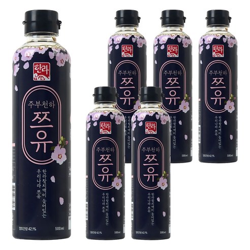 한라식품 주부천하 쯔유, 500ml, 6개