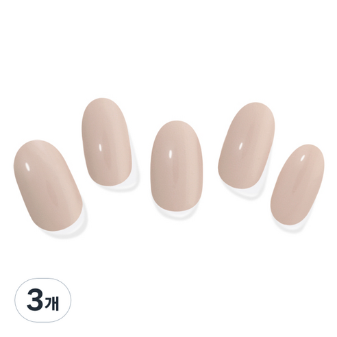 모노몬드 젤네일 스티커, 3개, 108 모카 베이지