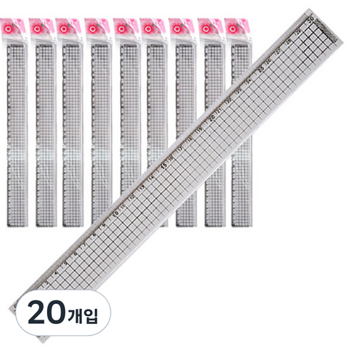 블루마토 30cm 자H, 혼합 색상, 20개입