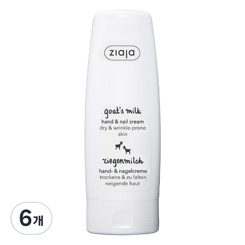 지아자 산양유 핸드크림, 6개, 80ml