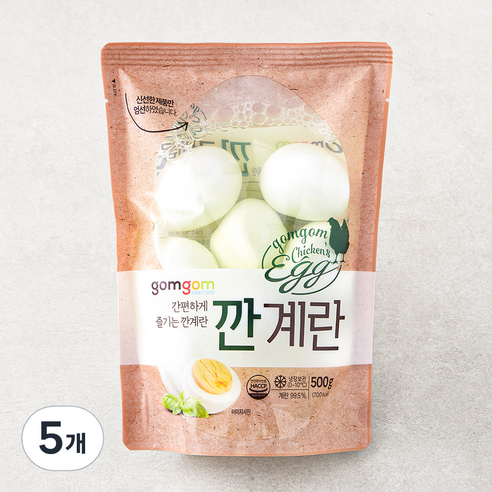 곰곰 깐계란 500g, 5개