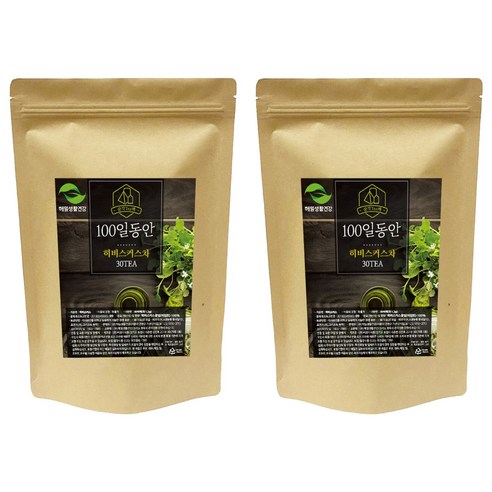 해밀생활건강 100일동안 히비스커스차, 1.2g, 30개입, 2개