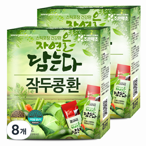 굿허브 조은약초 자연을 담는다 스틱형 작두콩환, 90g, 8개