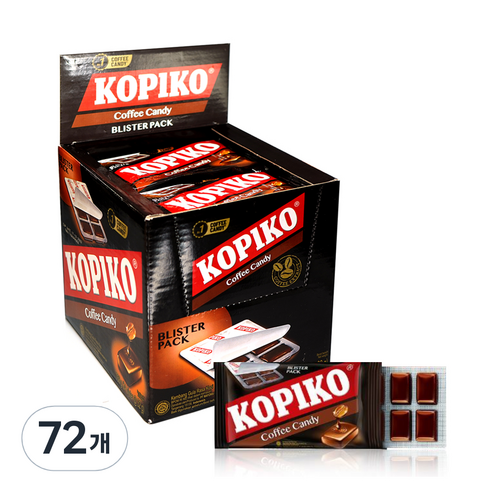 마요라 코피코 커피 캔디 블리스터팩 12p, 384g, 6개
