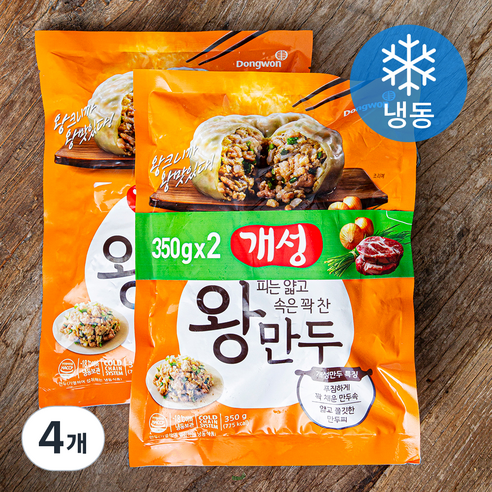 개성 왕만두 (냉동), 350g, 4개
