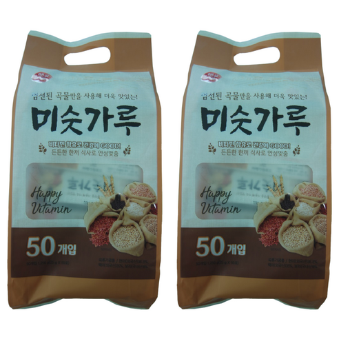 해가원 스틱 미숫가루 50p, 1.25kg, 2개
