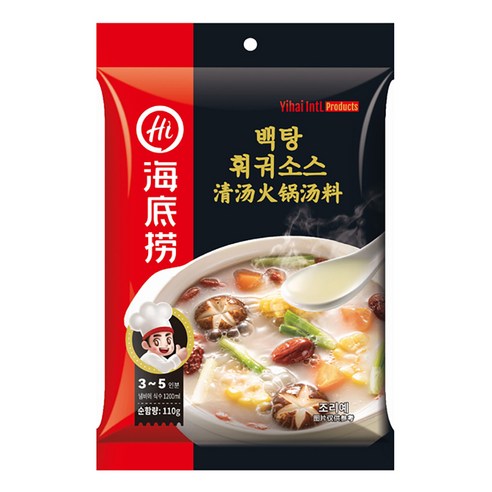 하이디라오 백탕 훠궈소스, 110g, 1개