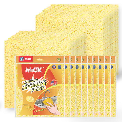 미스터오케이 셀룰로오스 행주 2p, 20.5 x 17...., 10개