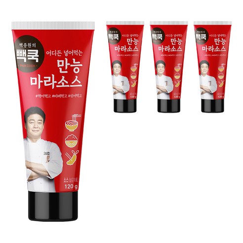 백쿡 만능 마라소스, 120g, 4개