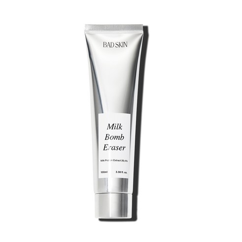 배드스킨 우유폭탄 지우개 클렌징 폼, 100ml, 1개