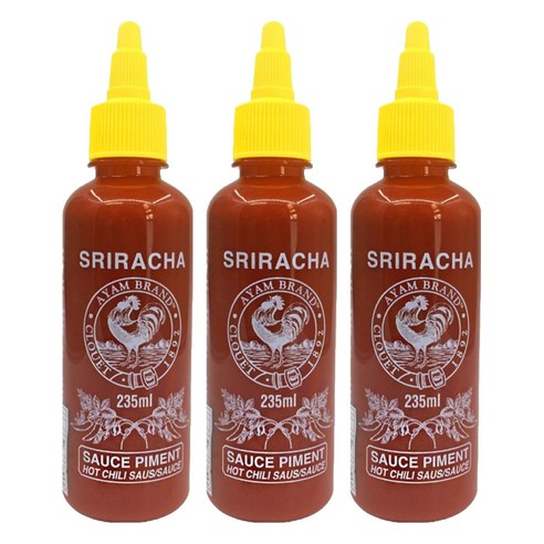 스리라차 아얌 스리라차 소스, 235ml, 3개