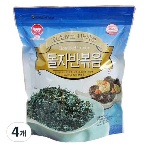 바다모아 돌자반볶음, 400g, 4개