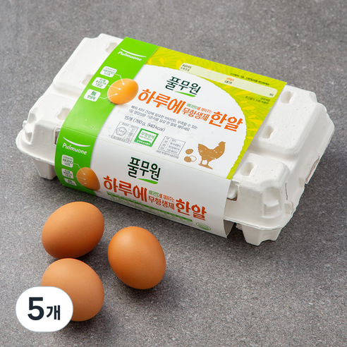 풀무원 무항생제 비타민D 1등급 대란, 15구, 5개