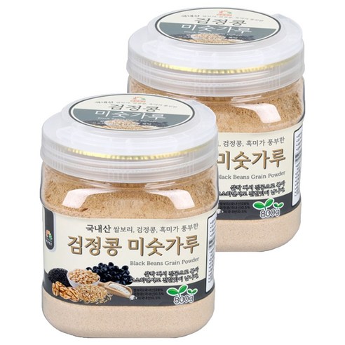 오양식품 검정콩 미숫가루, 2개, 800g