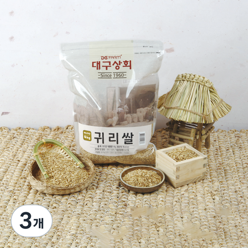 대구상회 귀리쌀, 3개, 4kg