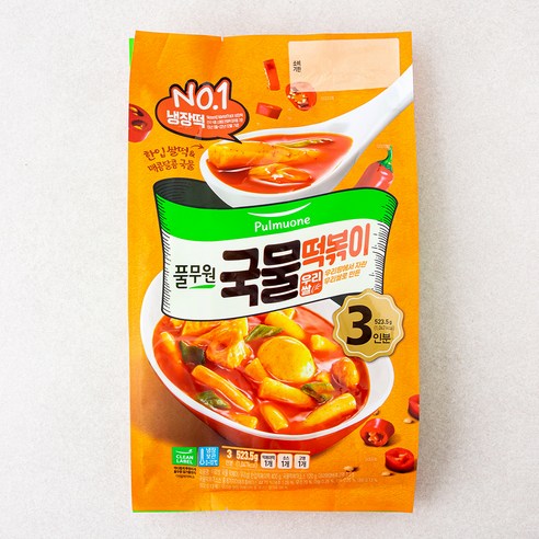 호랭이떡볶이 (냉동), 530g, 1개 죽고싶지만떡볶이는먹고싶어 10 풀무원 우리쌀 국물떡볶이 3인분, 523.5g, 2개