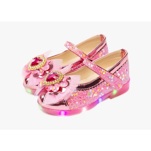반짝이는 꿈을 담은 작은 발걸음, 라스텔라 핑 LED 구두