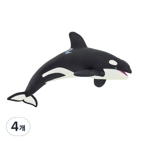 사파리엘티디 210202 Killer Whale 장난감, 범고래, 4개