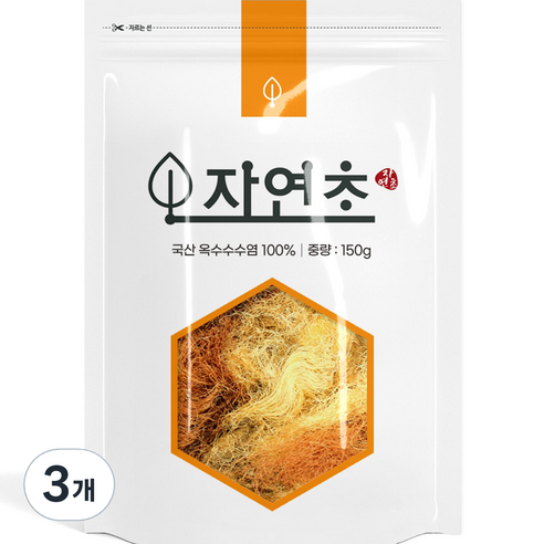 옥수수수염 차, 150g, 1개입, 3개