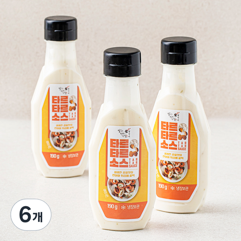 잘식비 타르타르 소스, 190g, 6개