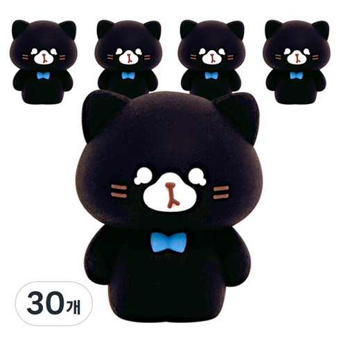 고양이 연필깎이, 검정, 30개