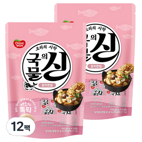 동원 국물의 신 참치한알, 100g, 12팩