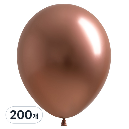 조이벌룬 풍선 30cm 100p, 크롬로즈골드, 200개