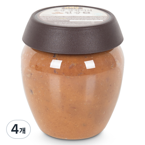 더해담 순창 상황버섯 된장, 500g, 4개