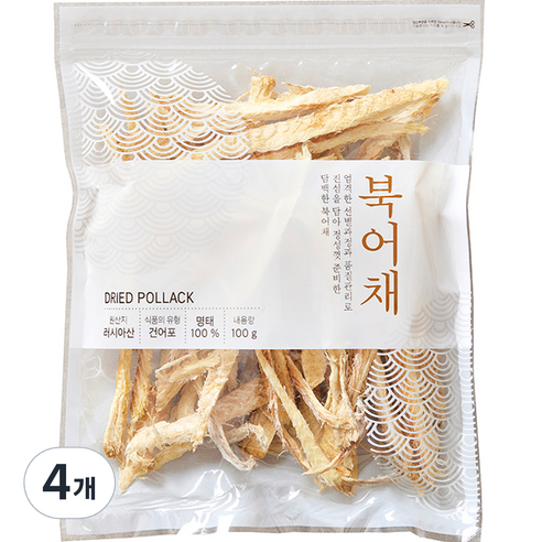 북어채, 100g, 4개