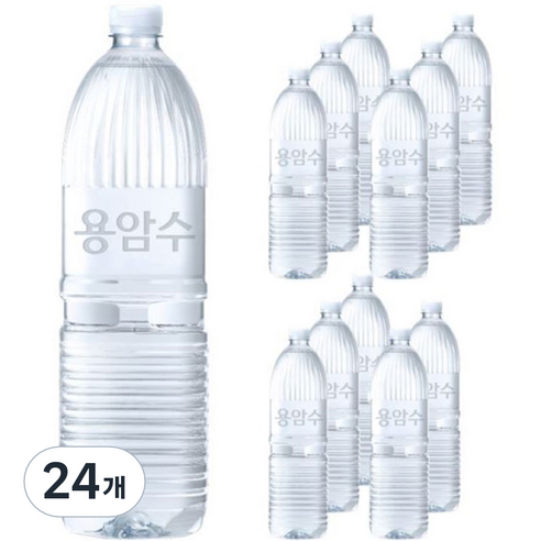 닥터유 오리온 제주 용암수 무라벨, 24개, 2L