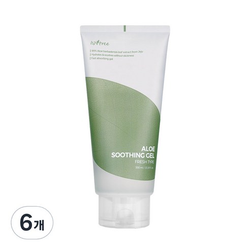 이즈앤트리 알로에 수딩 젤 산뜻한 타입, 300ml, 6개