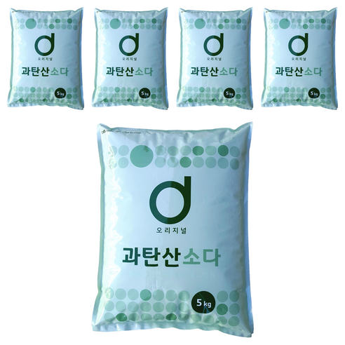 오리지널 과탄산소다, 5kg, 5개