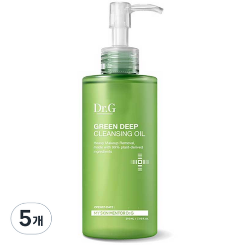 닥터지 그린딥 클렌징 오일, 210ml, 5개