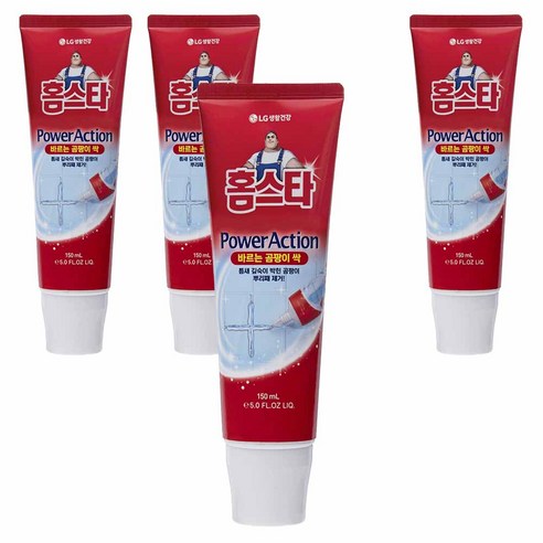 홈스타파워액션 바르는 곰팡이 싹 세정제, 150ml, 4개