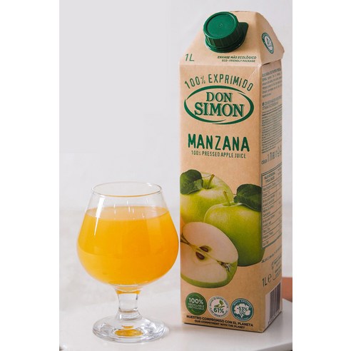 자연 그대로의 상큼함, 돈시몬 착즙 사과 주스로 건강한 하루를!