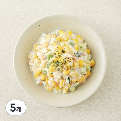 집반찬연구소 옥수수버무리, 160g, 5개