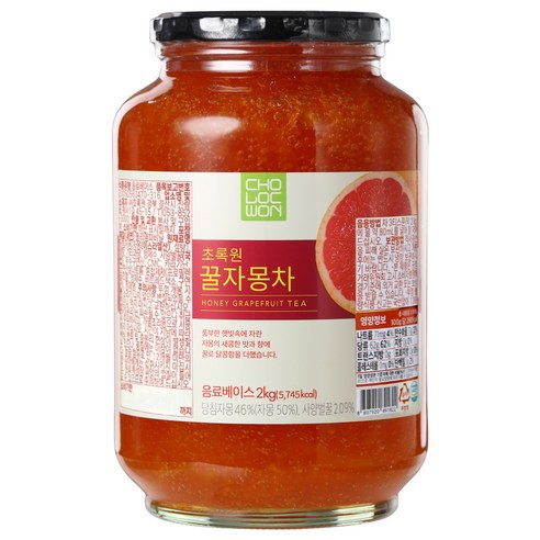 초록원 꿀자몽차, 1kg, 1개입, 1개