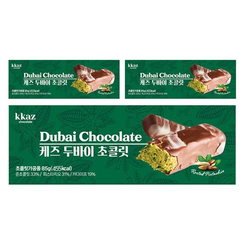 케즈 두바이 초콜릿, 85g, 3개
