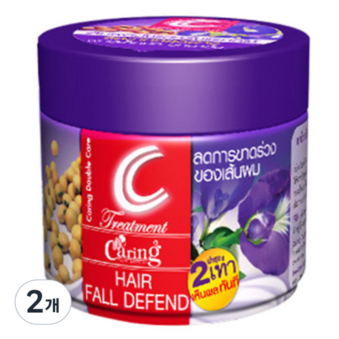 케어링 완두콩 꽃헤어 트리트먼트, 2개, 250ml