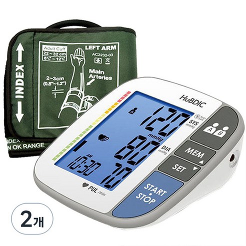 휴비딕 자동 혈압계 HBP-1800, 2개