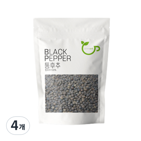 그린팟 리필용 통 흑후추, 200g, 1개