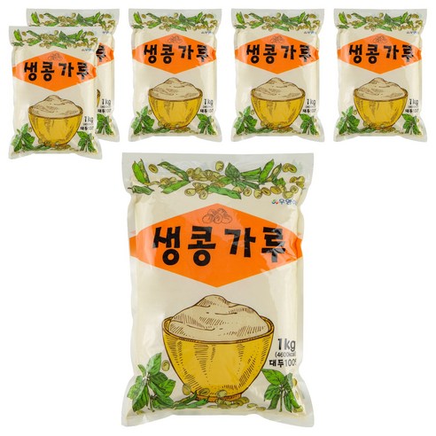 우영 생콩가루, 1kg, 6개