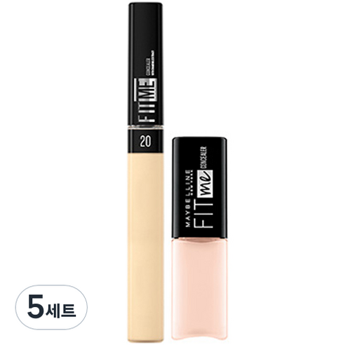 메이블린 NEW 핏미 컨실러 6.8ml + 미니 컨실러 2.8ml 세트, 20 샌드(컨실러), 10 라이트(미니컨실러), 5세트