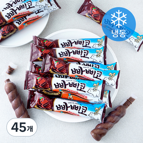 빠삐코 롯데웰푸드 (냉동), 130ml, 1개입, 45개