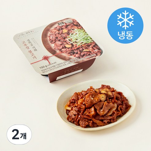 경복궁 직화 고추장 불고기 (냉동), 150g, 2개