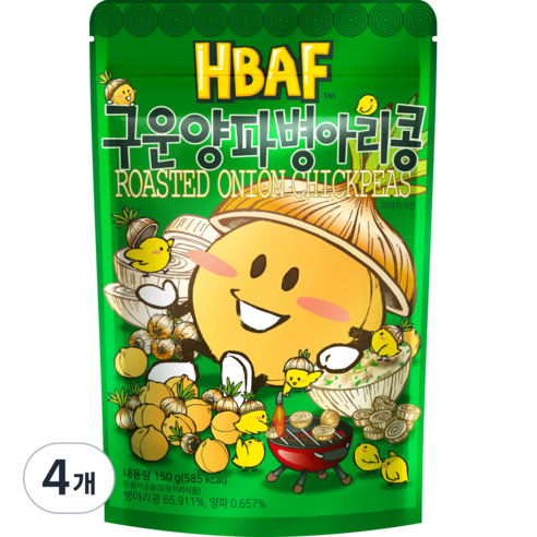 바프 구운양파 병아리콩, 150g, 4개