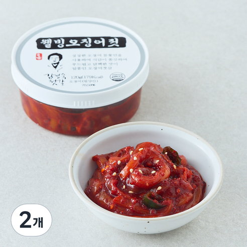 동광 김정숙 젓갈 웰빙오징어젓, 120g, 2개