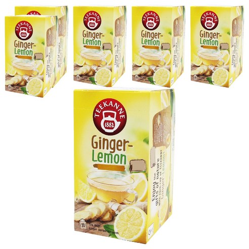 티칸 진저 레몬 티백, 1.75g, 20개입, 6개